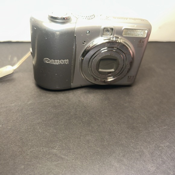 Canon PowerShot A1100 IS Silver Camera, For Parts, No Power - Picture 1 of 7